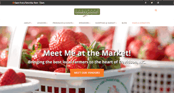 Desktop Screenshot of davidsonfarmersmarket.org